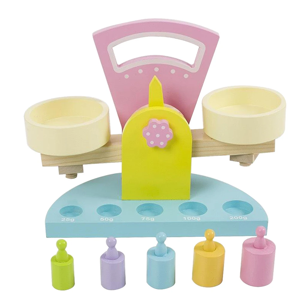 

Обучающая игрушка Монтессори, деревянные весы, игрушка с весами для детей, малышей, подарки на день рождения