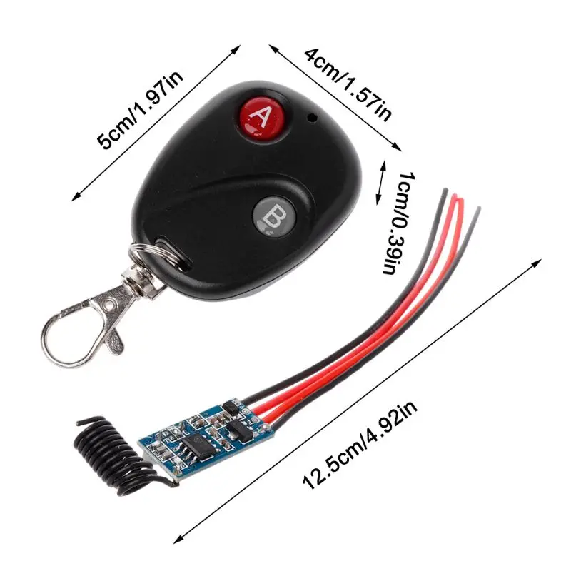 Беспроводной светодиодный ключатель с дистанционным управлением 3 В постоянного