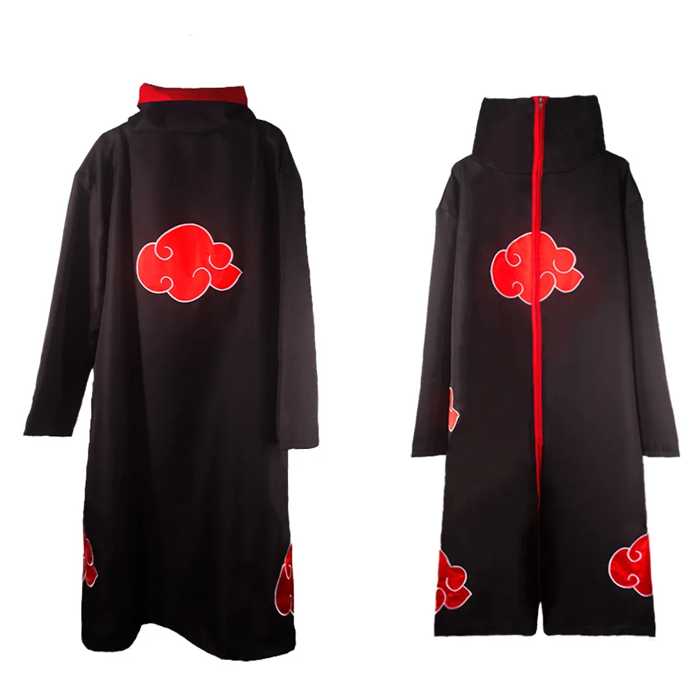 Плащ из японского аниме ниндзя Итачи Акацуки плащ для косплея реквизит украшения