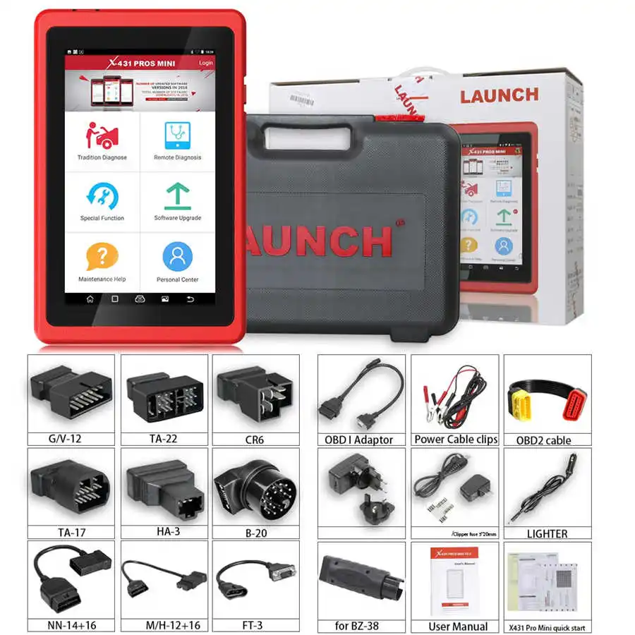Launch X431 ProS Mini Android Pad многофункциональный инструмент для диагностики и
