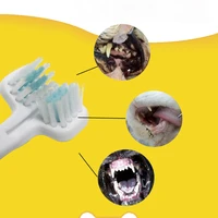new double brush head dog toothbrush dog accessories cat toothbrush dog washing brush pets products teeth cleaning pet