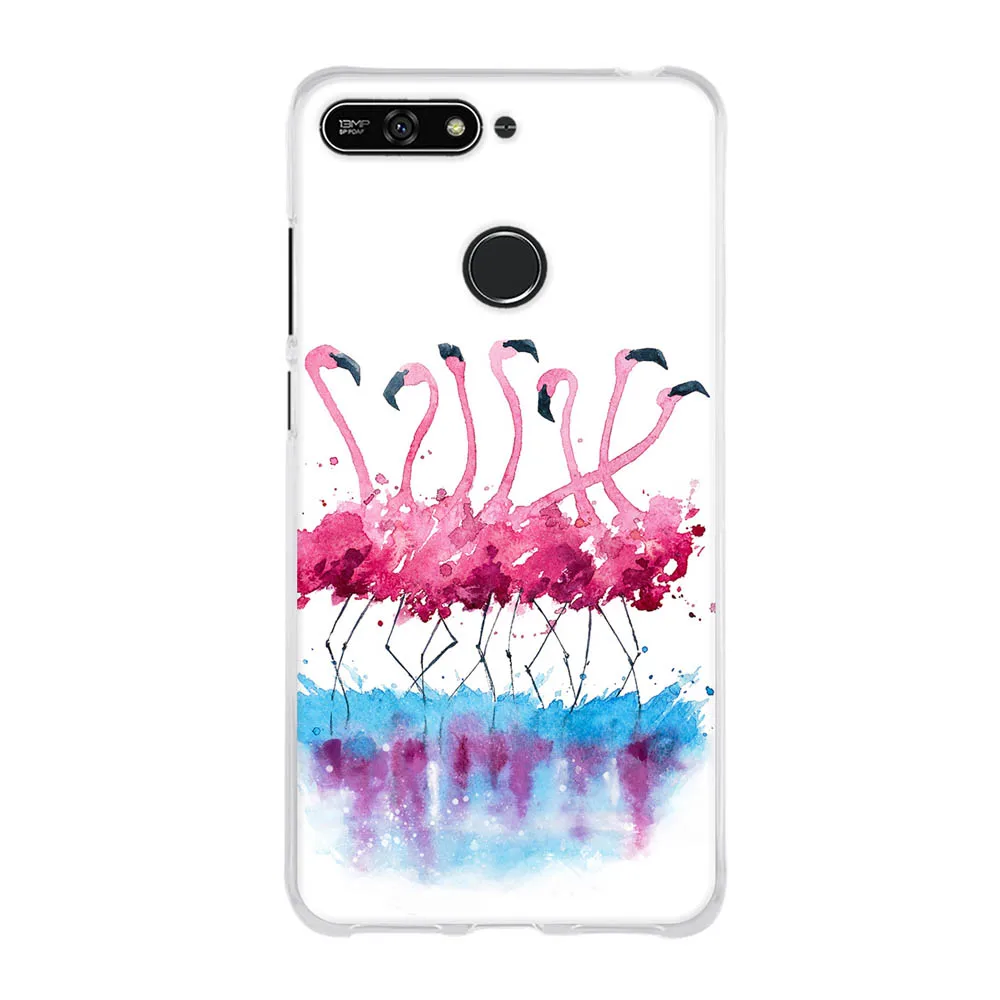 

For Huawei Y6 2018 Case Y7 Prime 2019 Phone Cover Panda Soft Silicone Phone Cases Coque Fundas Capa FOR Huawei Honor 7C 5.7''
