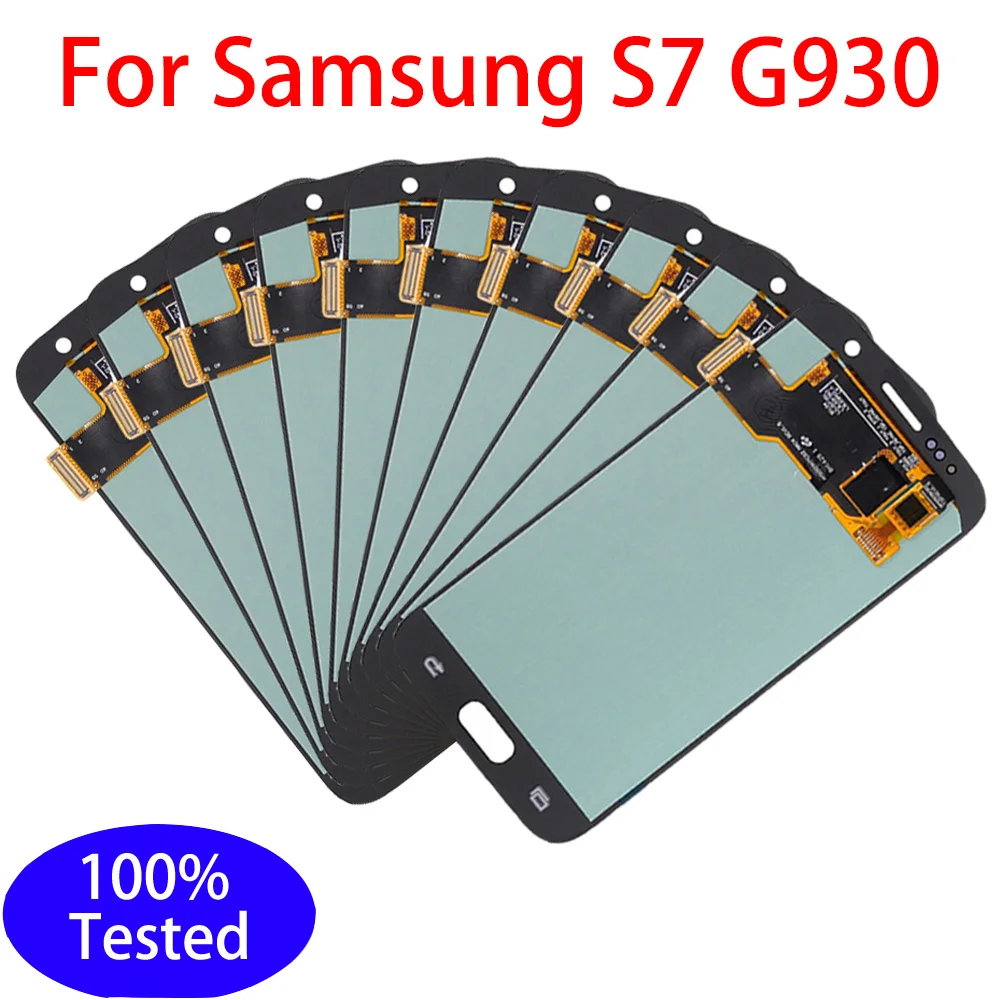 

5/10PCS TFT Incell LCD For Samsung Galaxy S7 G930A G930F SM-G930F LCD Display Touch Screen Assembly For S7 G930 Replacement