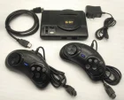 Ретро Мини ТВ Видео игровая консоль для Sega MegaDrive 16 бит игр с 100 встроенных игр два геймпада