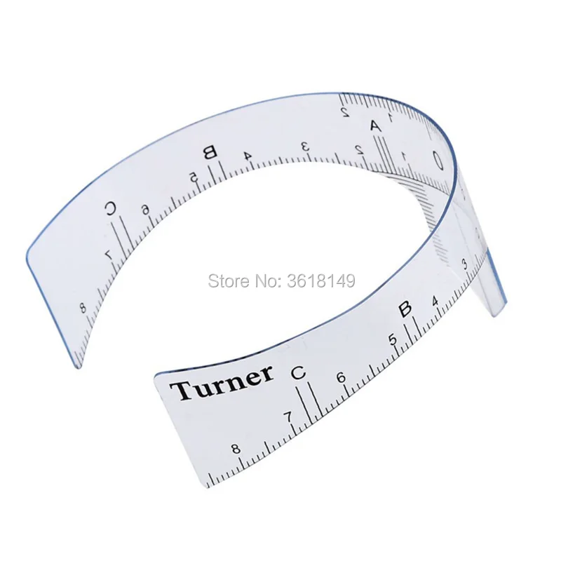 Многоразовая микроблейдинг макияж для бровей измерительная линейка