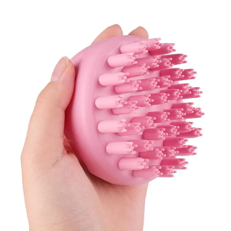 Upgraded Hair Scalp Massager Shampoo Brush for Shower Dandruff Removal Soft Silicone Care Comb Cleaning | Дом и сад