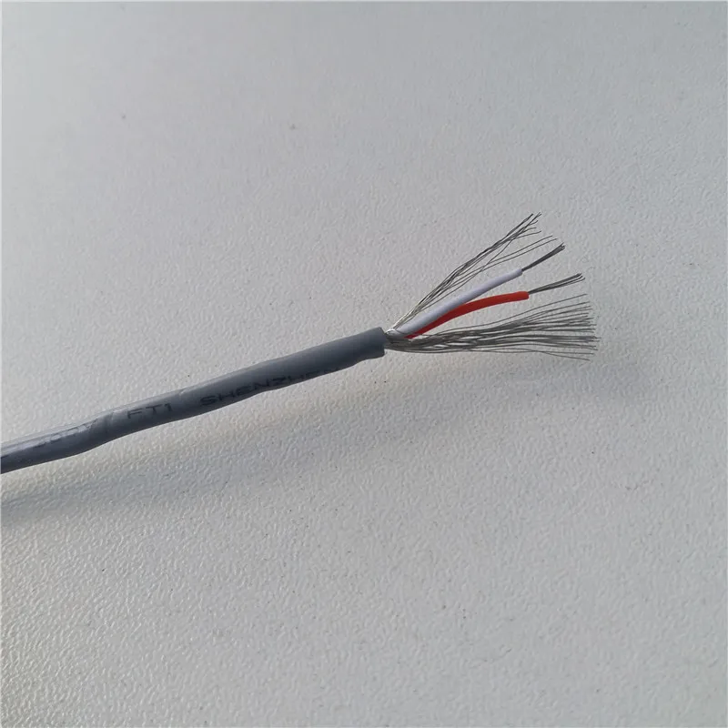 2/3/4/5 ядро экранированный провод 28AWG аудио линия сигнальный кабель многоядерный