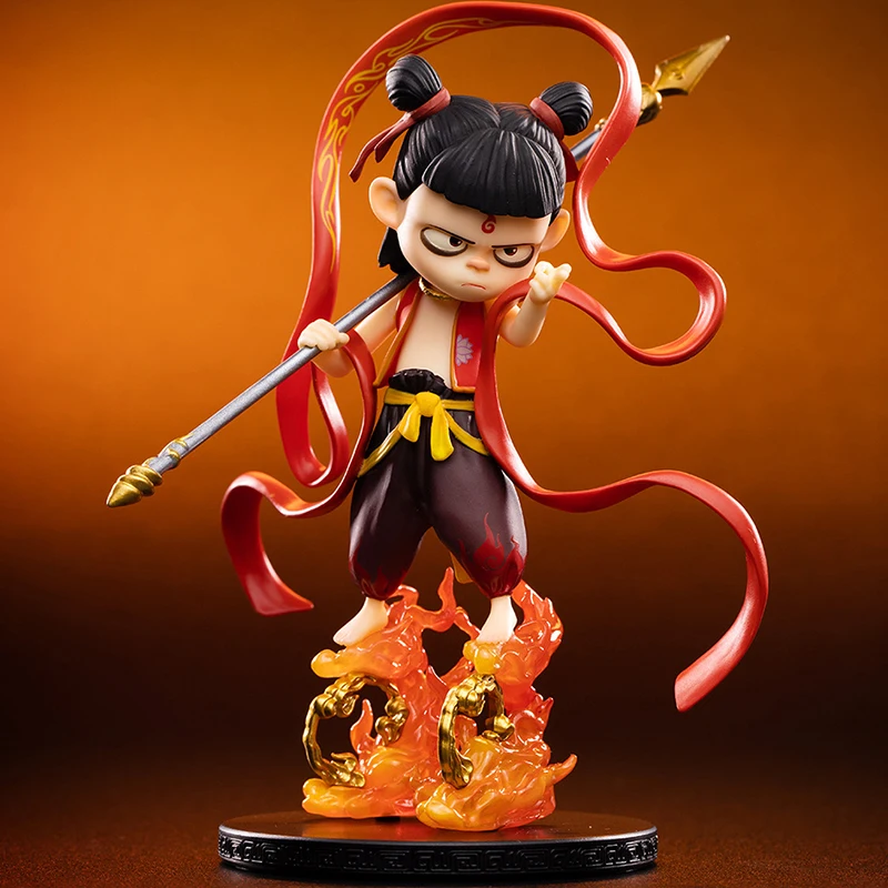 

Small Ornaments Nezha Ao Ba Taiyi Real Person Shen Gongbao Li Xin Yin Fu Man Jie Beast Hand-Made Model