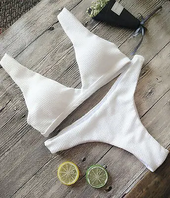 

ITFABS Women Sexy Push-up Padded Bra Bandage Bikini Set Triangle Swimsuit Swimwear Bathing Beachwear