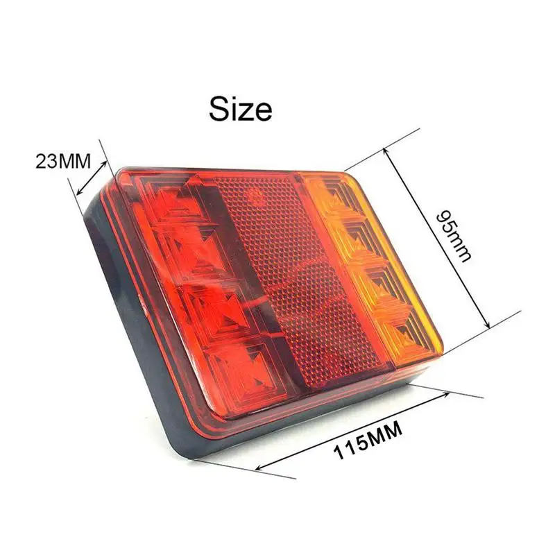 

2021 New LED Car Tail Light For Trailer Car Truck Lighting Car Rear For Trailer Parts Caravans Rear Pair Truck Lamps G1R5
