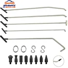 Наборы для ремонта вмятин без покраски с 8 коническими головками и S-образным крючком для автомобильных вмятин, набор для удаления повреждений от града, ручные инструменты из нержавеющей стали