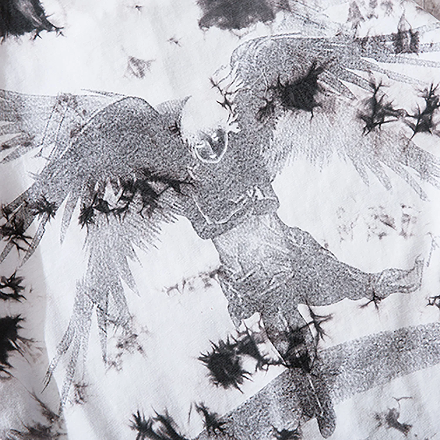 Футболка мужская с принтом ангела повседневная хлопковая рубашка коротким