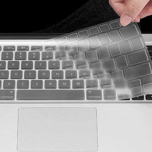 Гибкий тонкий прозрачный чехол для клавиатуры из ТПУ MacBook/Air/Pro 11/13 дюйма |