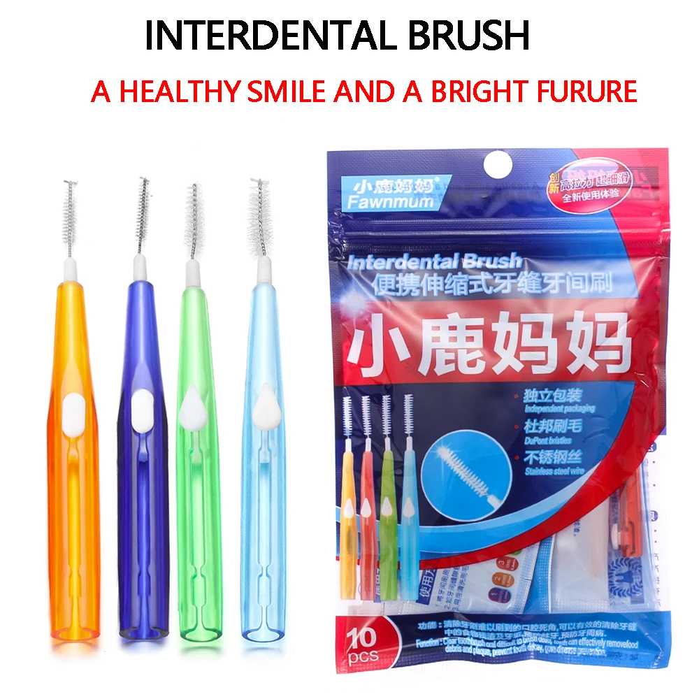 Зубная нить для гигиены полости рта 10 шт.|Межзубная щетка| |