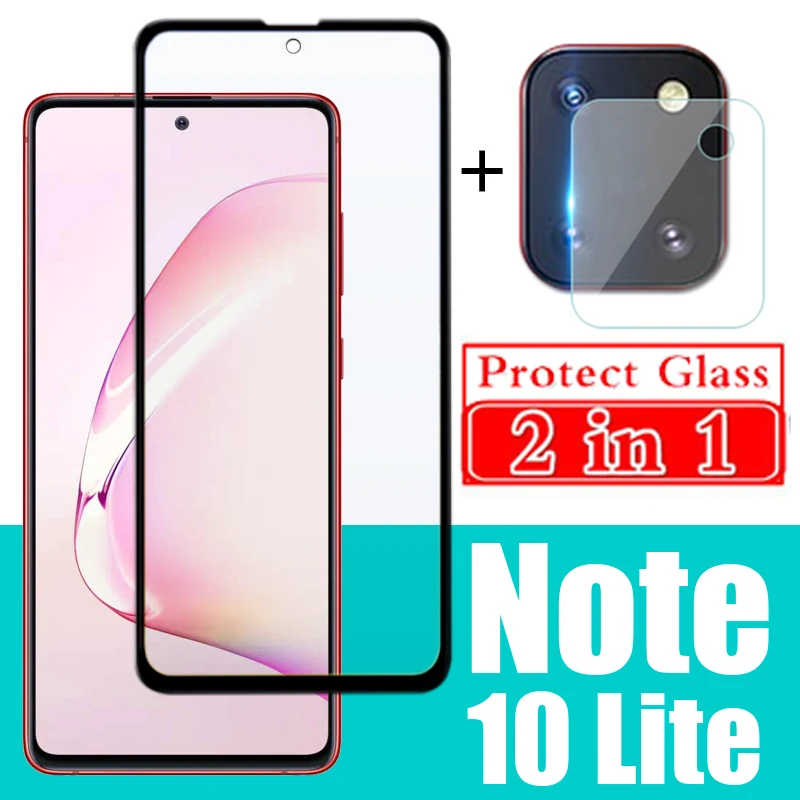 Защитное стекло для samsung galaxy note 10 lite note10 light защитная пленка экрана с объективом