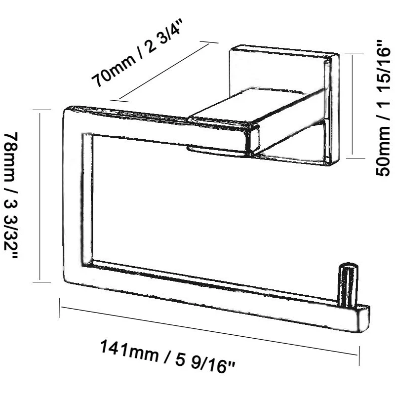 304 нержавеющая сталь держатель для туалетной бумаги и диспенсер настенный рулона