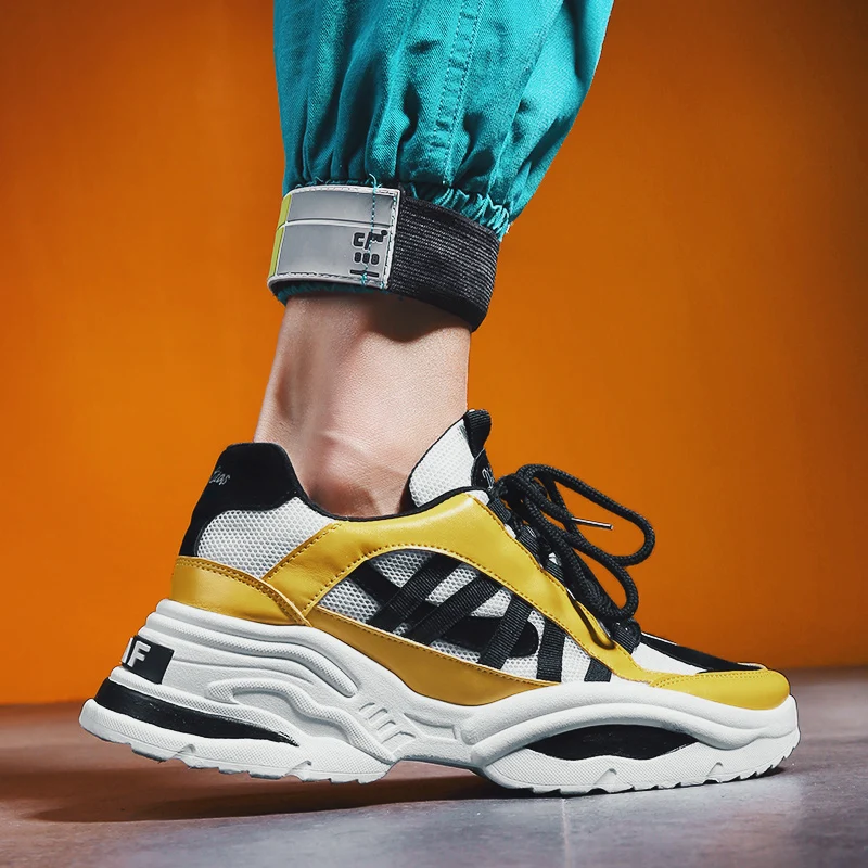 Новинка стильные мужские кроссовки для бега увеличивающие рост Мужская дышащая