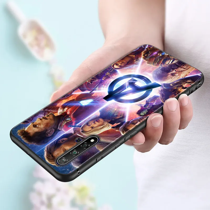 Черный чехол Мстители Железный человек Капитан Америка для huawei Nova 5 3i P Smart Z Plus P30 P20 Pro P10 P9 Lite чехол для телефона - Цвет: Style 03