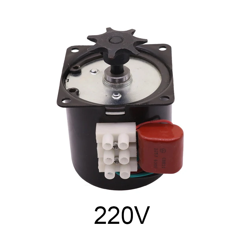 220V 1 шт. 220 В или 110 В поворот яиц мотор 60KTYZ коготь полюс постоянный магнит синхронный мотор можно выбрать куриные принадлежности для инкубаторов - Цвет: 220V