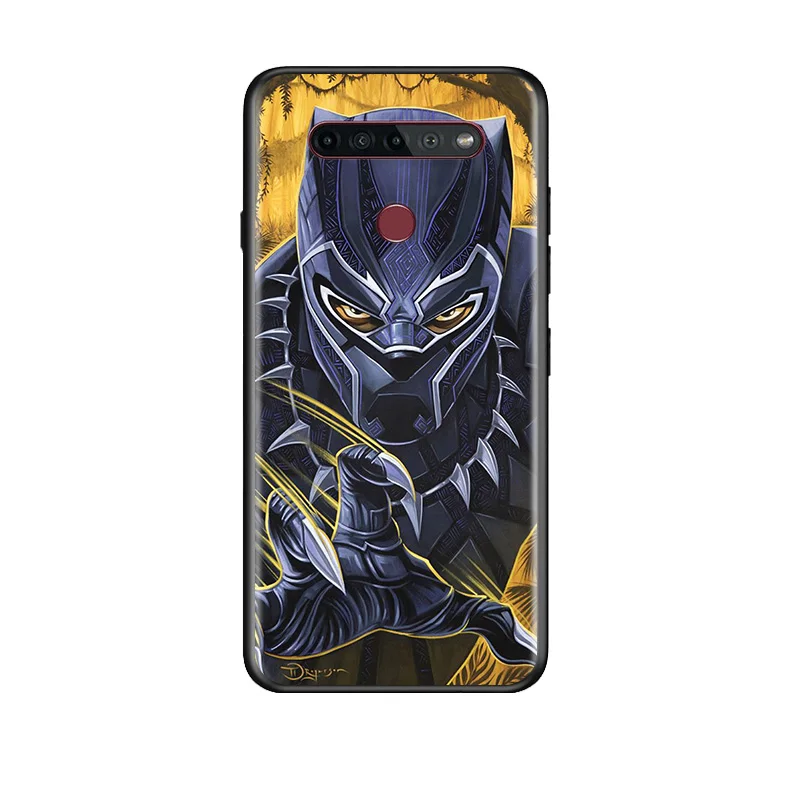 

Black Panther Marvel Avengers Super Hero For LG K92 K71 K62 K61 K52 K51S K50S K42 K41S K40S K31 K30 K22 TPU Silicone Phone Case