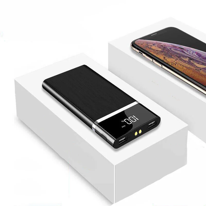 16000mAh power Bank светодиодный дисплей двойной светодиодный внешний аккумулятор для iPhone XS MAX samsung Xiaomi huawei LG power bank