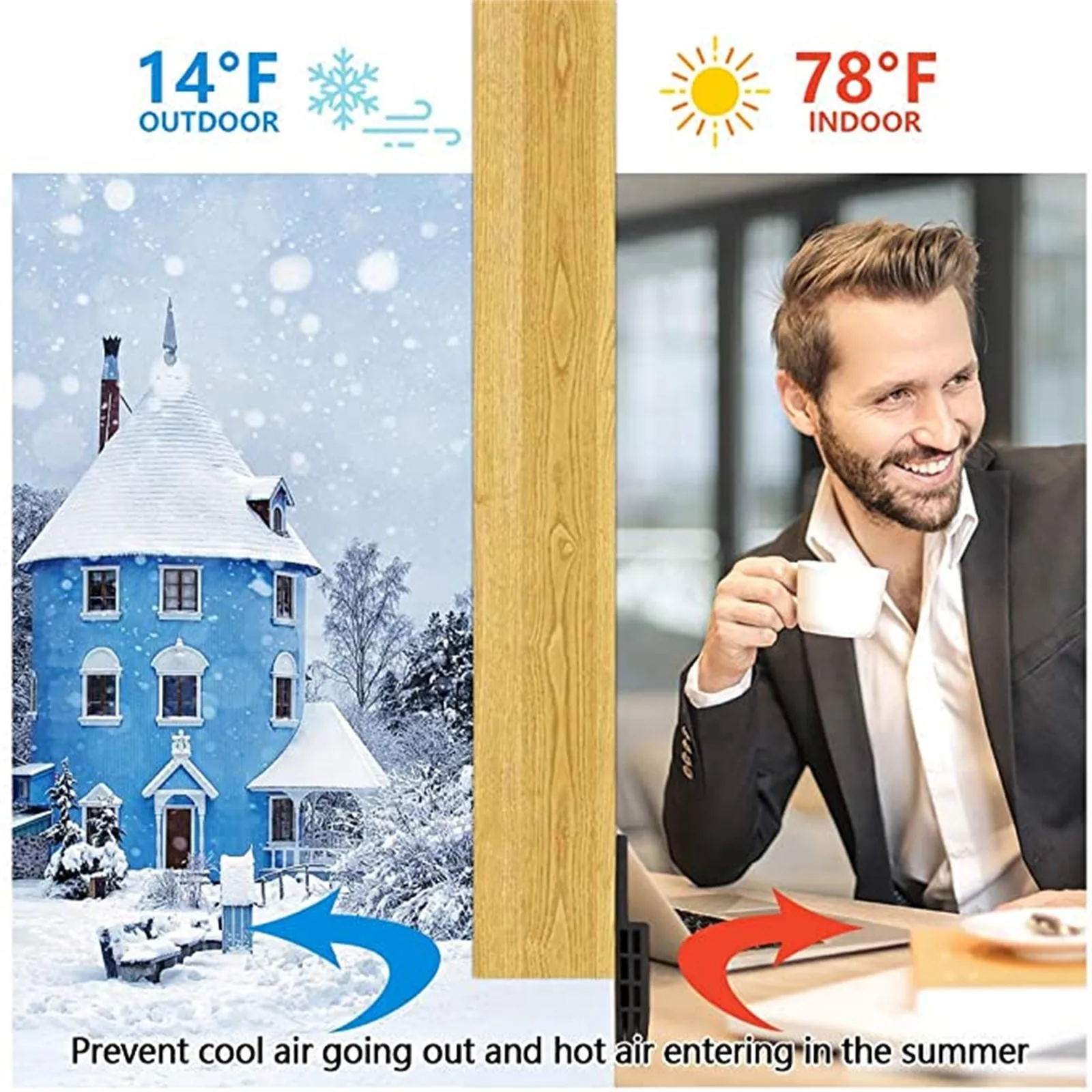 

Door Bottom Silicone Sealing Strip Self-adhesive Door Bottom Seal Adhesive Glass Door Self-adhesive Doors Seal Strip Stickers 1M