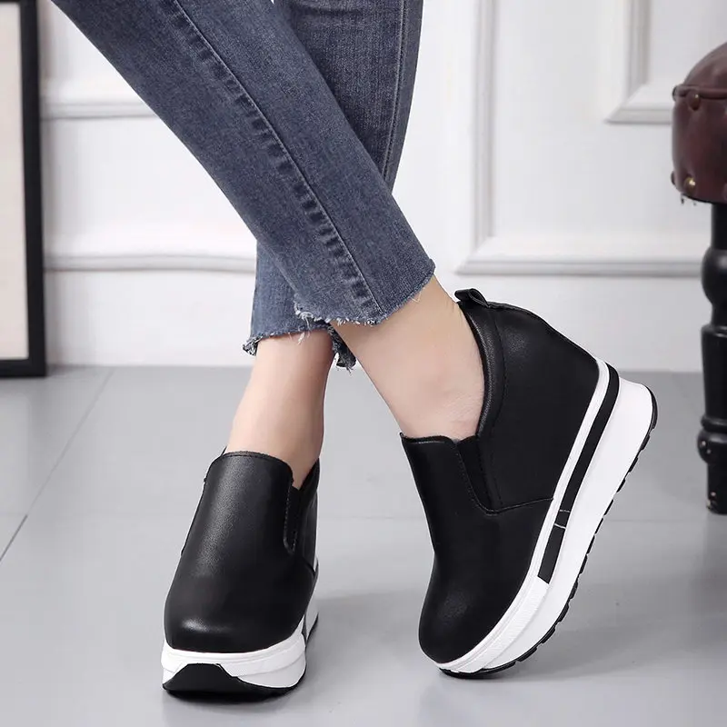 

Platform Shoes Hidden Heel Women Casual Platform Shoes Woman Sneakers Shoes for Women Height Increasing Wedges Shoes