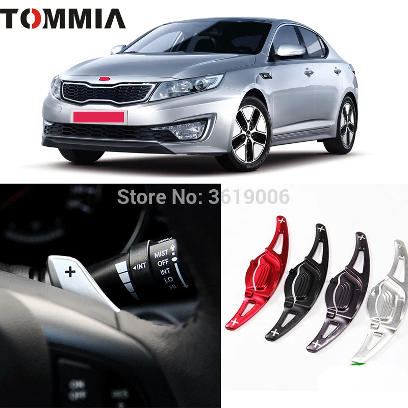 2 шт. рулевое колесо алюминиевый сдвиг весло переключения расширение для KIA K5 optima