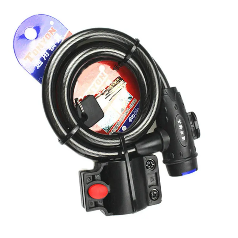 Велосипедный замок универсальный различные цвета велосипедный горный велосипед