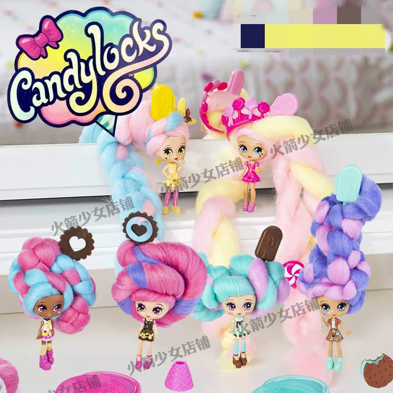 Candylockse сладкое угощение переиздание волос 30 см игрушки куклы для хобби аксессуары Зефир сюрприз прическа Ароматизированная кукла