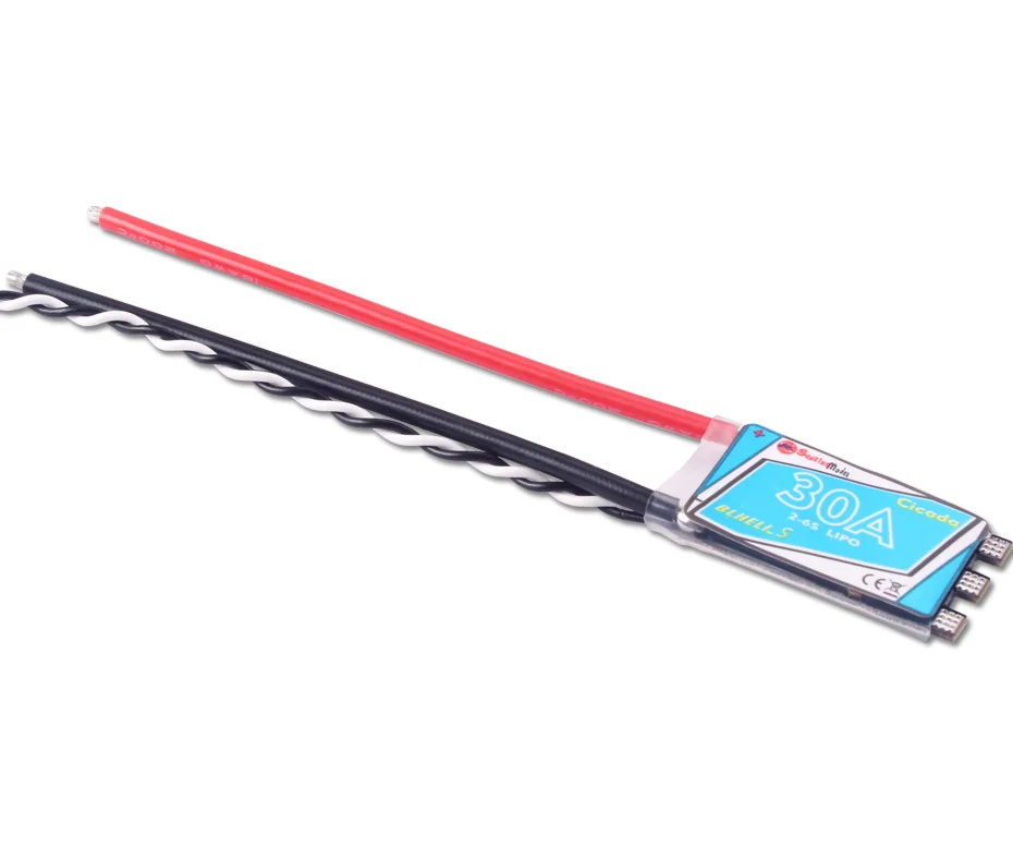 

4PCS SunriseModel Cicada 30A BLHELIS 2-6S Brushless ESC DSHOT600 for RC FPV Racing Freestyle Drones Replacement DIY Parts
