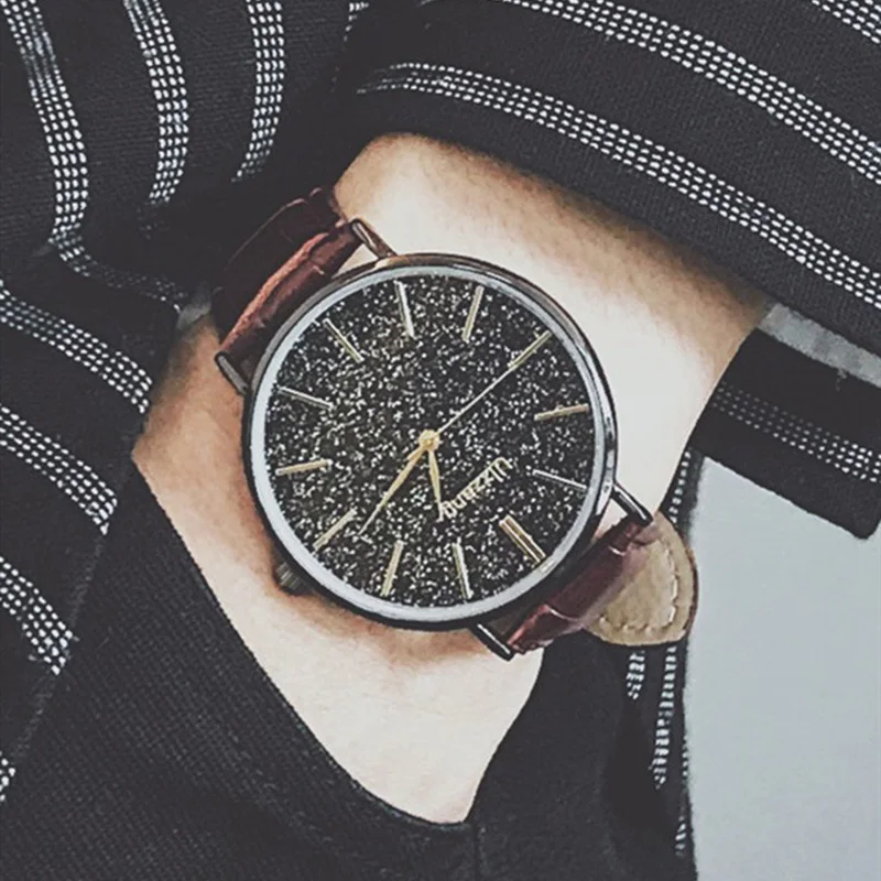 Минималистичный стиль мужские часы 2019 новые модные звездного неба для мужчин