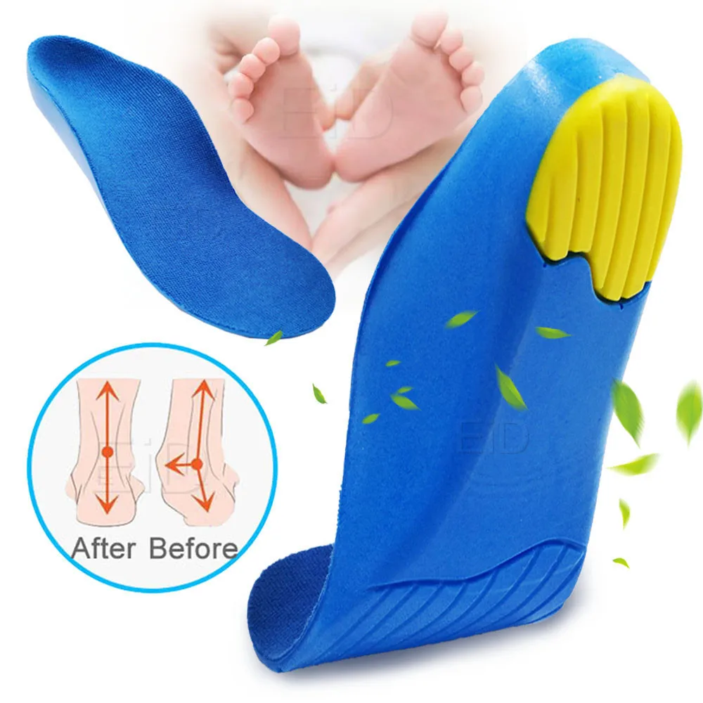 EiD Kids Children Orthotics Insoles Correction foot Care for Kid Flat Foot Arch Support Orthopedic Insole Soles Sport Shoes pads