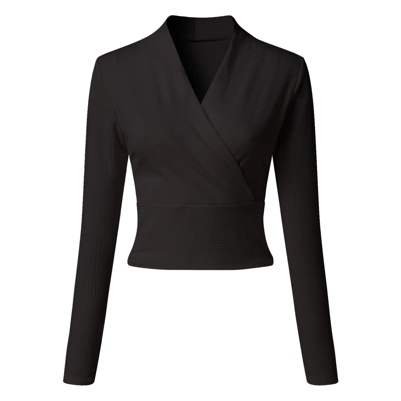 

Womens Fashion Sexy Casual Solid V Neck Daily Knitting Holiday slim Shirt Blouse Tops Solid Shirts