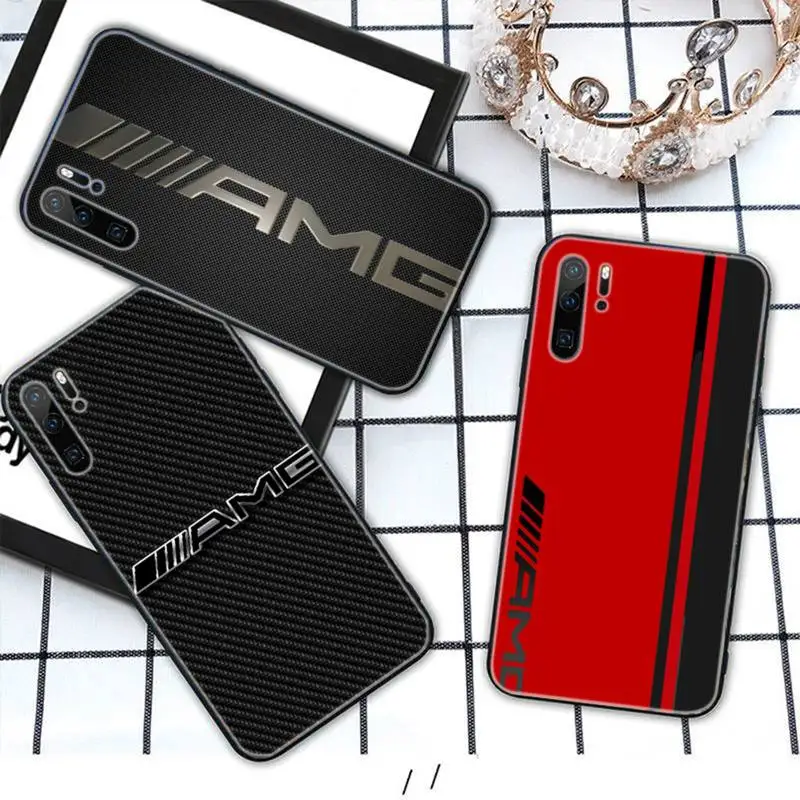 

Luxury Cool Car A&G Phone Cases For Huawei P20 30 40 Pro Mate 20x 30 40 Pro Nova6 7 Honor 9X 10