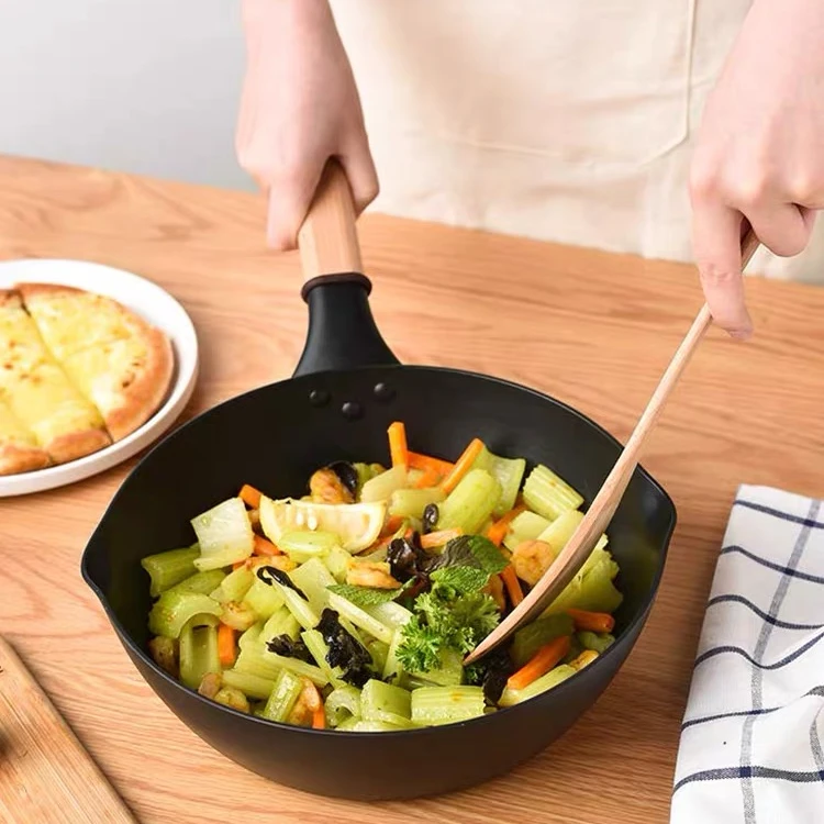 

Non Stick Frying Pan Aluminum Pancake Multifunction Wok Pan Cooking Pot Egg Sarten Tortilla Ollas De Cocina Kitchenware EF50JG