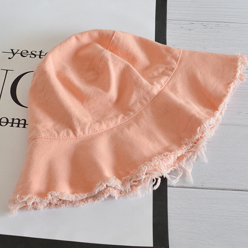 pink Харадзюку, Панама, женские шапки, Панама, для рыбалки, для улицы, Панама, хип-хоп кепка, мужская, летняя, для рыбака, шляпа для женщин - Цвет: pink