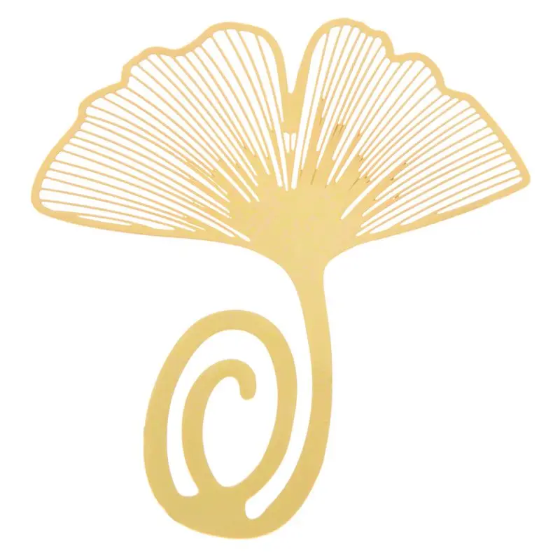 

Закладка ginkgo лист металлический подарок сувенирная книга для чтения