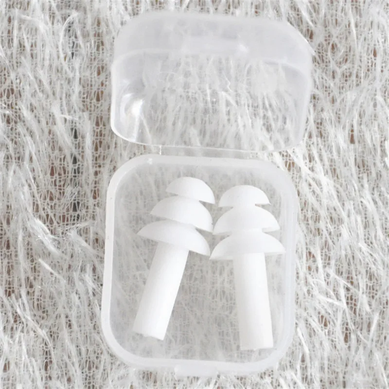 Затычки для ушей сна защита от шума снижение мягкий силиконовый защитный