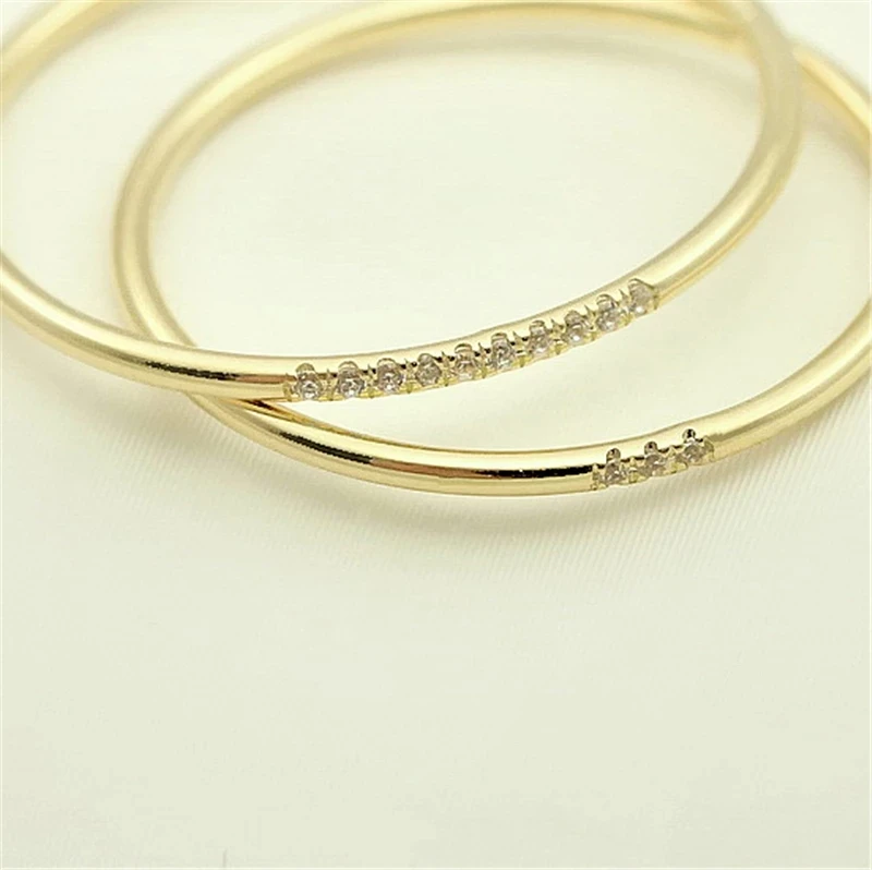 14K покрыто золотом циркон кольца костяшки Boho ювелирные изделия Anillos Bague Femme