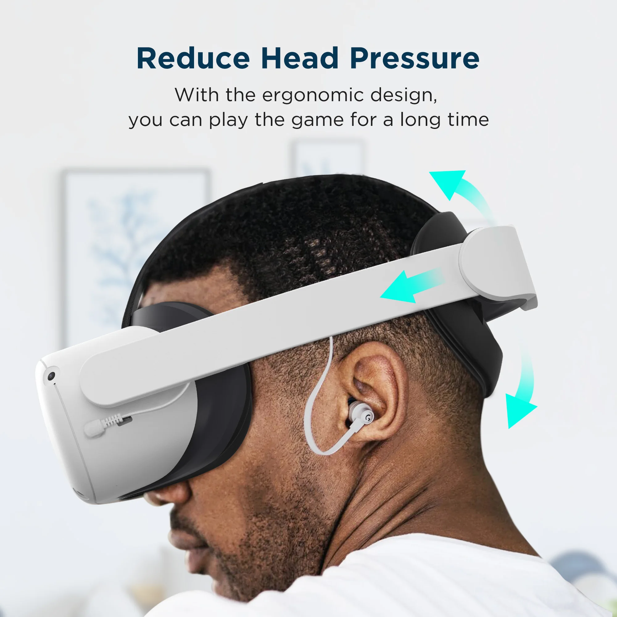 Дизайн KIWI для Oculus Quest 2 Элитный ремень поролоновая подкладка оголовья виртуальной