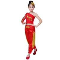 childrens classical dance costumes chinese style girls yangko dance costumes national childrens fan dance performance clothing