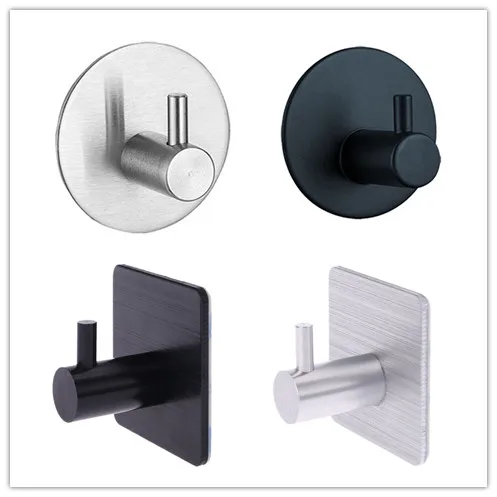 Самоклеящиеся настенные крючки настенная вешалка крючок Нержавеющая сталь