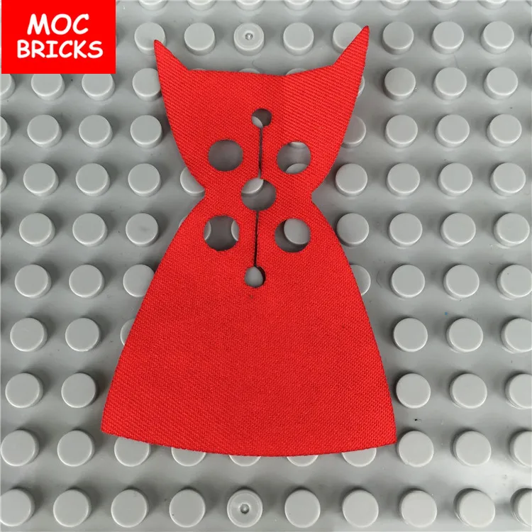 5 шт./лот MOC кирпичи цвета плащ Пользовательские DIY es игрушки подарок