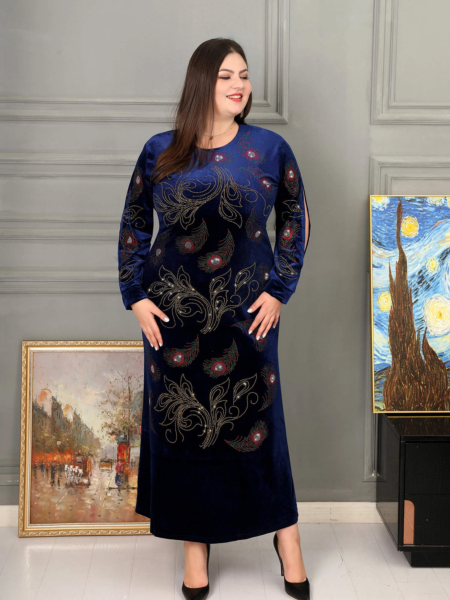 

кимоно женское мусульманская одежда Одежда в стиле хиппи, африканские платья для женщин, мусульманский кафтан с цветочным принтом, сексуал...