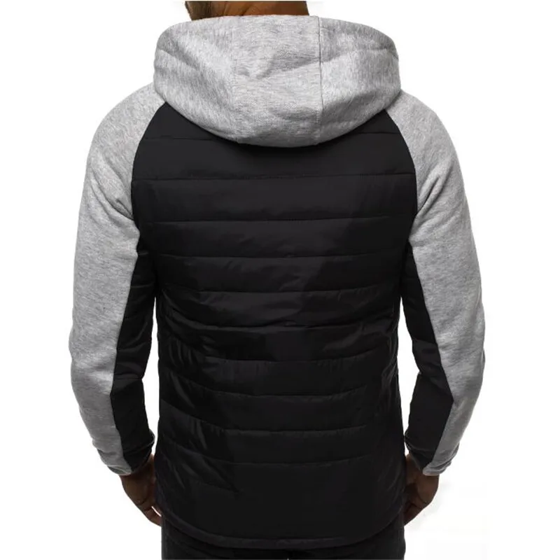 Повседневная куртка с капюшоном мужские толстовки принтом модные пальто