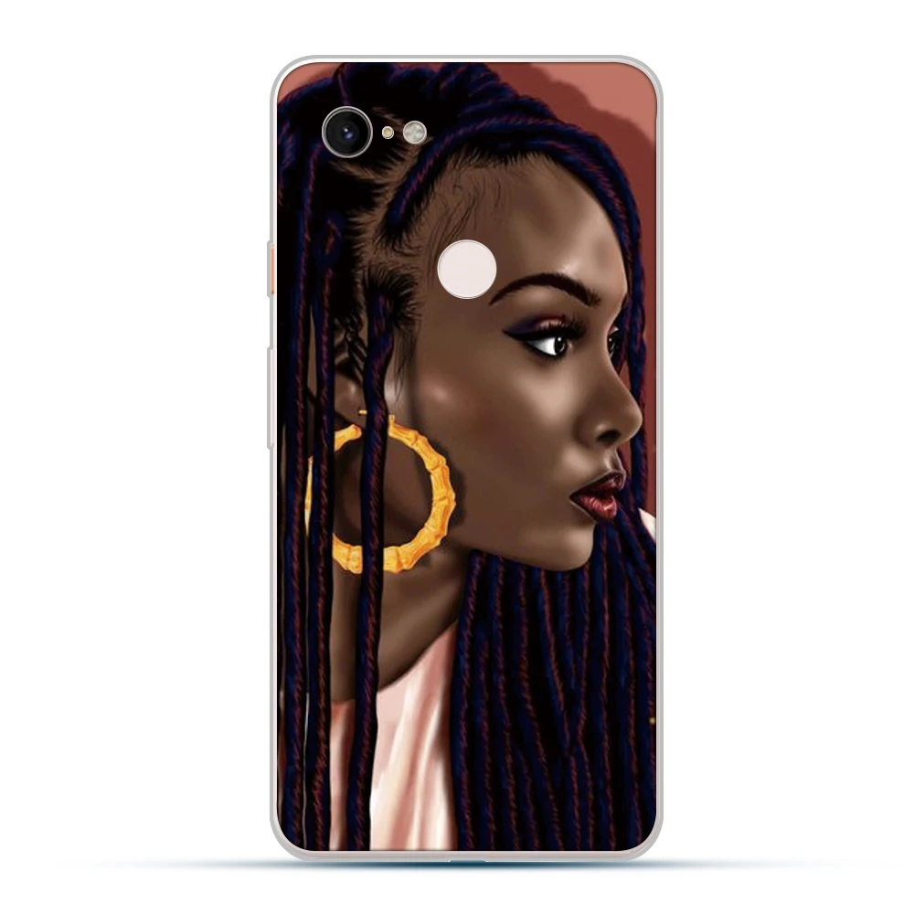 

ciciber Luxury Case for Google Pixel 5 4 3 2 XL Soft Silicone TPU for Google Pixel 4a 3a XL Funda Coque Cover Melanin Poppin