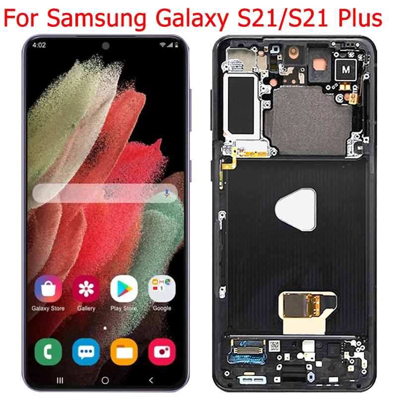 

Original G996B LCD For Samsung Galaxy S21 5G LCD Display Screen With Frame 6.7" S21 Plus G991B G990F SM-G996F Display Screen