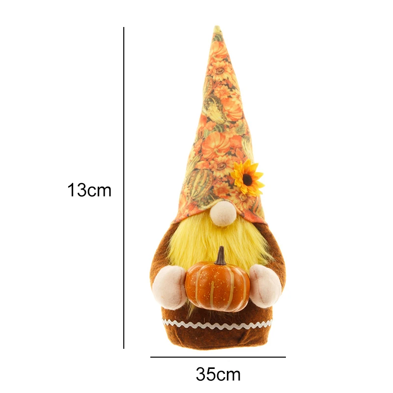 

Thanksgiving Day Rudolph Doll White Beard Send Thanksgiving Gifts For Flowers Pumpkin Thanksgiving Day Party Decoration Supplies