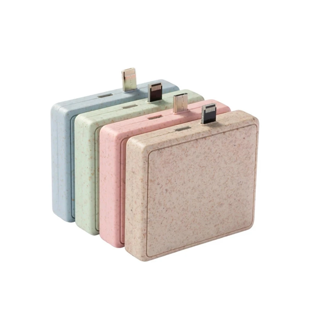 Портативный дорожный мини блок питания для iPhone Android зарядное устройство телефона